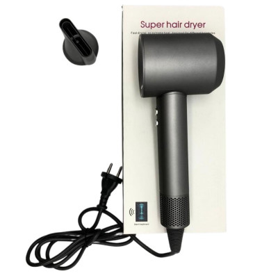 Фен для волосся Super Hair Dryer з насадкою концентратор та функцією швидкого сушіння