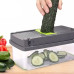 Овочерізка мультислайсер з насадками 14в1 Veggie Slicer тертка багатофункціональна нарізка овочів і фруктів