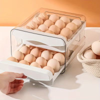 Лоток підставка для зберігання яєць Полиця контейнер для яєць у холодильнику Органайзер для холодильника