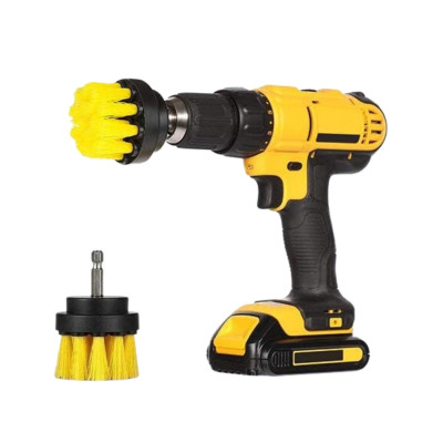Набор щеток насадок на дрель Drill Brush для химчистки авто и уборки на шуруповерт