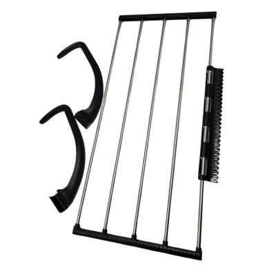 Складная сушилка для белья на балкон окно Folding Clothes Shelf Съемная сушка для одежды на батарею