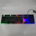 Дротова клавіатура з мишкою LED Keyboard Mouse KM 5003 Ігровий набір з підсвічуванням для комп'ютера