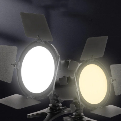 Світлодіодний прожектор RGB з пультом JSL-216 портативне LED відеосвітло для студійної зйомки