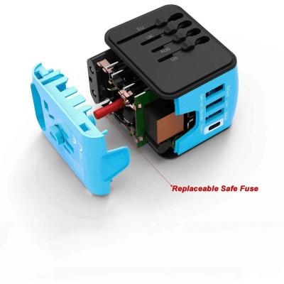 Універсальний мережевий USB-адаптер для подорожей і вдома Adapter Travel ORIGINAL, Перехідник для розеток