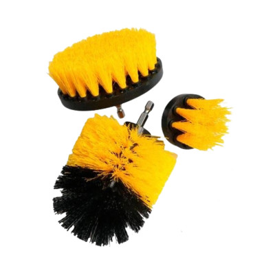 Набор щеток насадок на дрель Drill Brush для химчистки авто и уборки на шуруповерт