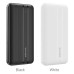 Power bank 10000 mAh BOROFONE чорний портативний зовнішній акумулятор зарядний пристрій повербанк usb Type-C