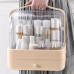 Органайзер для косметики Пилезахисний Водонепроникний Cosmetic Storage Box LD 388 Настільний бокс Рожевий