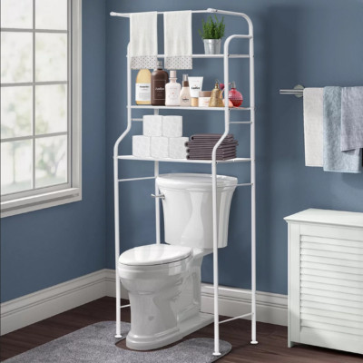 Полиця підлогова над унітазом Toilet Rack Металевий стелаж над пральною машиною