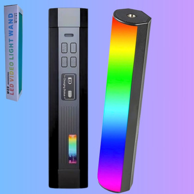 Бездротове Led відеосвітло RGB Stick M09 світлодіодна акумуляторна лампа палиця для фото та відео