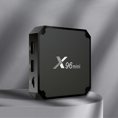 Цифрова смарт приставка із пультом Smart TV Box X96 Mini на Android медіаплеєр для телевізора 4/32 GB