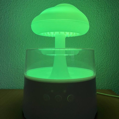 Зволожувач повітря Гриб з підсвічуванням Mushroom Нічник аромадіфузор з ефектом дощу