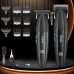 Бездротова машинка та триммер для стрижки волосся та бороди VGR V-640 S2 акумуляторний набір з 9 насадками