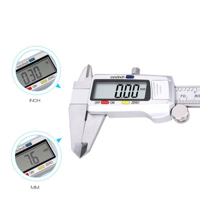 Електронний цифровий штангенциркуль мікрометр з LCD дисплеєм 150мм Digital Caliper В кейсі Чорний