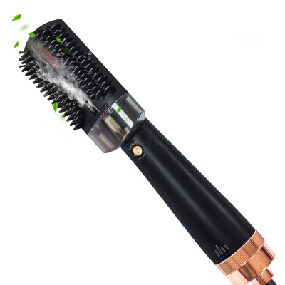 Фен щітка Hair Steam Brush 3в1 Електричний гребінець для укладання та випрямлення прасок плойка стайлер