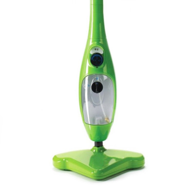 Швабра парова 5 в 1 пароочисник електрошвабра універсальна H2O  Steam Cleaner Mop X5 Зелена