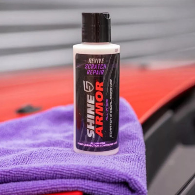 Паста для ручной полировки авто Shine Armor 3в1 Полироль против царапин для кузова автомобиля