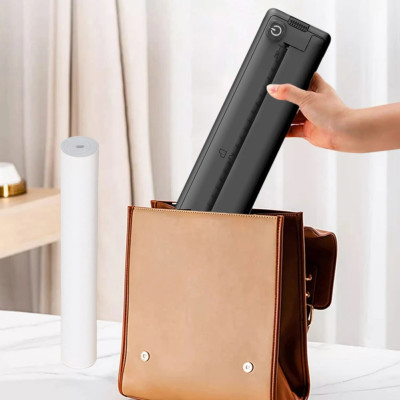 Бездротовий термопринтер А4 Portable Printer у наборі з папером портативний для iOS Android