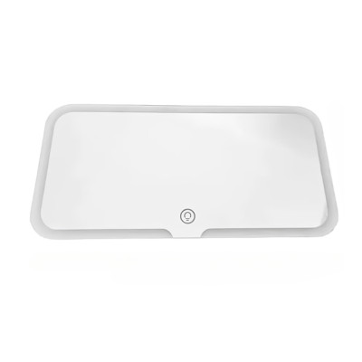 Автомобільне дзеркало для макіяжу LED Vanity На козирок автомобіля прямокутне Підсвітка з акумулятором