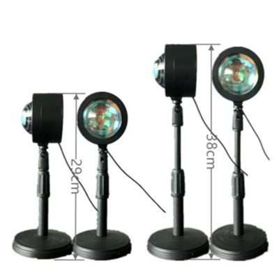 Sunset Lamp проекційний світильник червоний захід USB світильник проектор світло світанок атмосферна лампа для