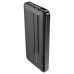 Power bank 10000 mAh BOROFONE чорний портативний зовнішній акумулятор зарядний пристрій повербанк usb Type-C