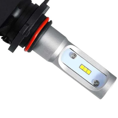 Светодиодные автомобильные LED лампы для фар S1 H7 на радиаторе Комплект автоламп 2 шт
