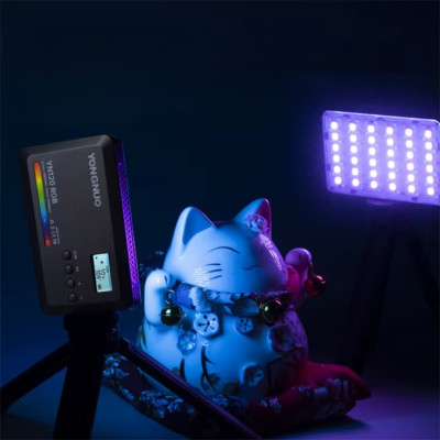Бездротове камерне відеосвітло YONGNUO YN120RGB акумуляторна міні лампа LED портативна для фото і відео