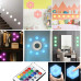 Світильник модульний LED RGB сенсорний шестигранний з пультом складова лампа стільники настінні комплект 3 шт