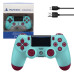 Джойстик DualShock 4 Berry Blue бездротовий багатофункціональний геймпад для PS4 бірюзовий