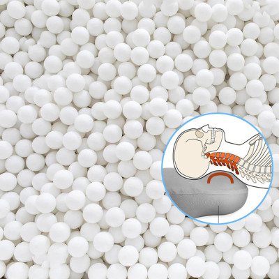 Подушка ортопедична для сну Анатомічна Egg Sleeper Біла з ефектом пам'яті