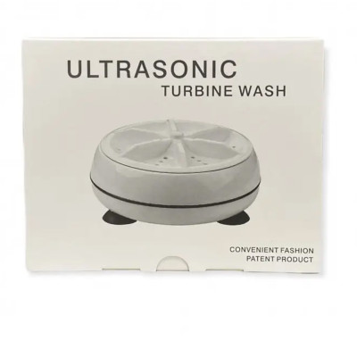 Портативна пральна машина ультразвукова large turbine wash Ultrasonic пристрій для прання від USB