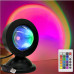 Світильник Sunset Lamp проекційний з пультом USB проектор RGB атмосферна міні лампа кольорова