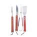 Набір приладів для барбекю і гриля 4 предмета BBQ 4 PCS Barbecue Set Інструменти для мангала гриля та барбекю