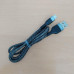 USB кабель для швидкої зарядки мікро юсб S-45 для телефону і передачі даних miсro USB Провід плетений 1м