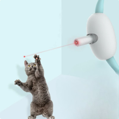 Розумний лазерний нашийник для кішок Smart Laser Collar Смарт іграшка з лазерною указкою