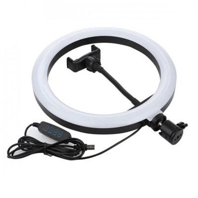 Кільцева LED лампа Ring fill Light 30 см світлодіодна від USB селфі кільце з пультом на шнурі