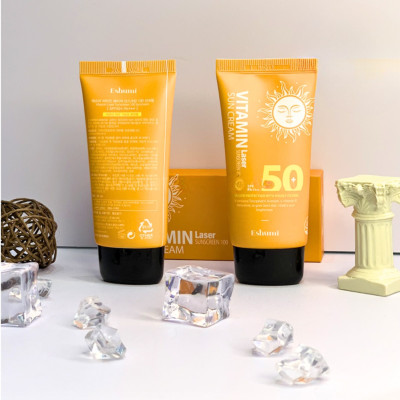Крем сонцезахисний з вітамінами Eshumi Vitamin Laser SPF 50+