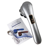 Массажер для тела ручной от целлюлита вибромассажер с подогревом Magnetic Heat Massager Инфракрасный магнитный