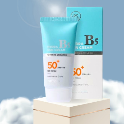 Крем сонцезахисний з ефектом відбілювання Prettyskin Hydra В5 Sun Cream SPF 50+