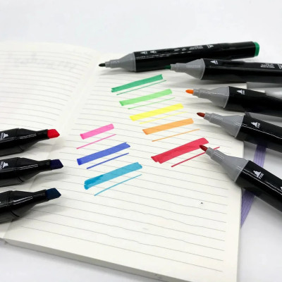 Скетч маркери SKETCHMARKER 80 кольорів Набір двосторонніх маркерів на спиртовій основі для архітектора