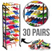 Полку складна для взуття Стелаж стійка підставка пластикова Amazing Shoe Rack Органайзер для речей