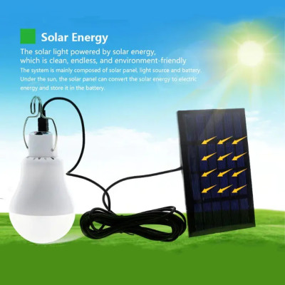 Лампа акумуляторна Solar Light CL 6028 світильник із сонячною панеллю ліхтар світлодіодний на гачку