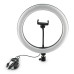 Кільцева LED лампа Ring fill Light 30 см світлодіодна від USB селфі кільце з пультом на шнурі
