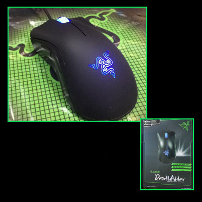 Миша Ігрова комп'ютерна Razer DeathAdder USB мишка для геймерів провідна для комп'ютерних ігор