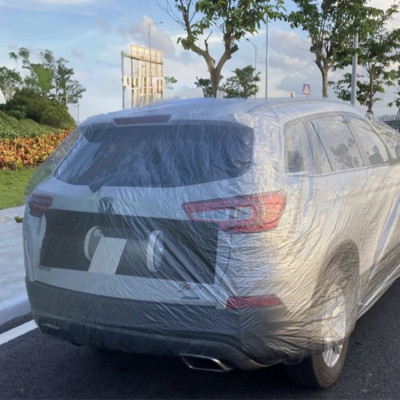 Защитный автоматический тент для автомобиля от дождя снега солнца универсальный чехол на машину с пультом ДУ