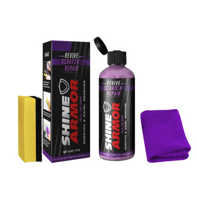 Паста для ручной полировки авто Shine Armor 3в1 Полироль против царапин для кузова автомобиля