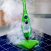 Парова швабра 12 в1 пароочисник H2O Steam Mop Х12 електрошвабра універсальна  Зелена