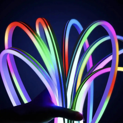 Гнучкий неон 2 м Розумна неонова LED стрічка із синхронізацією музики Світлодіодна стрічка RGB