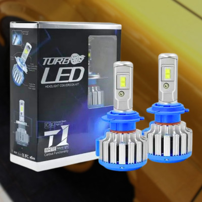Автомобільні LED лампи для фар H11 TurboLed T1 Комплект світлодіодних автоламп 2 шт