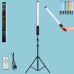 Лампа Led акумуляторна жезл RGB Light Stick з пультом та штативом 2м світлодіодна різнокольорова лампа палиця