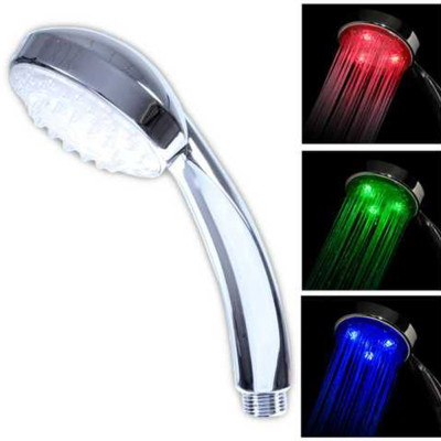 Душова лійка зі світлодіодним підсвічуванням led shower 7 Colors верхній душ для ванної кімнати світлодіодна насадка